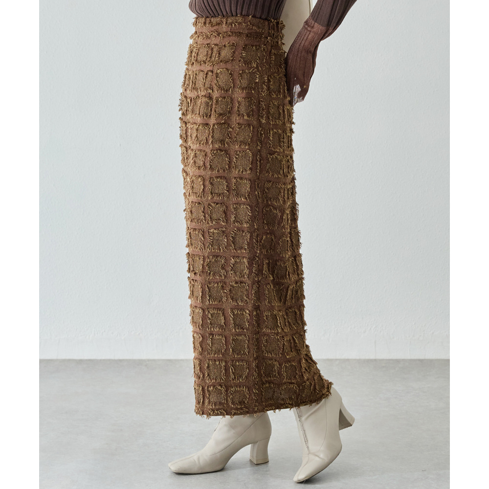 ジャガードナロースカート9