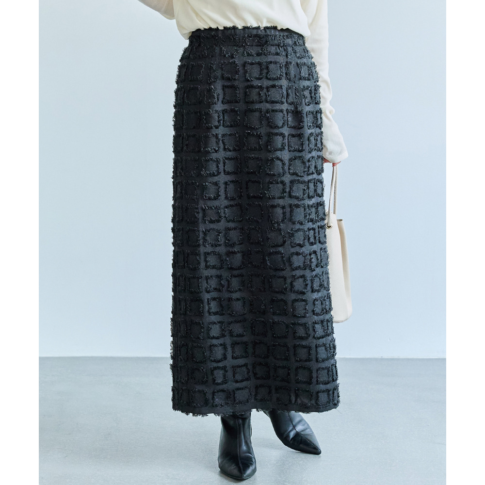 ジャガードナロースカート1