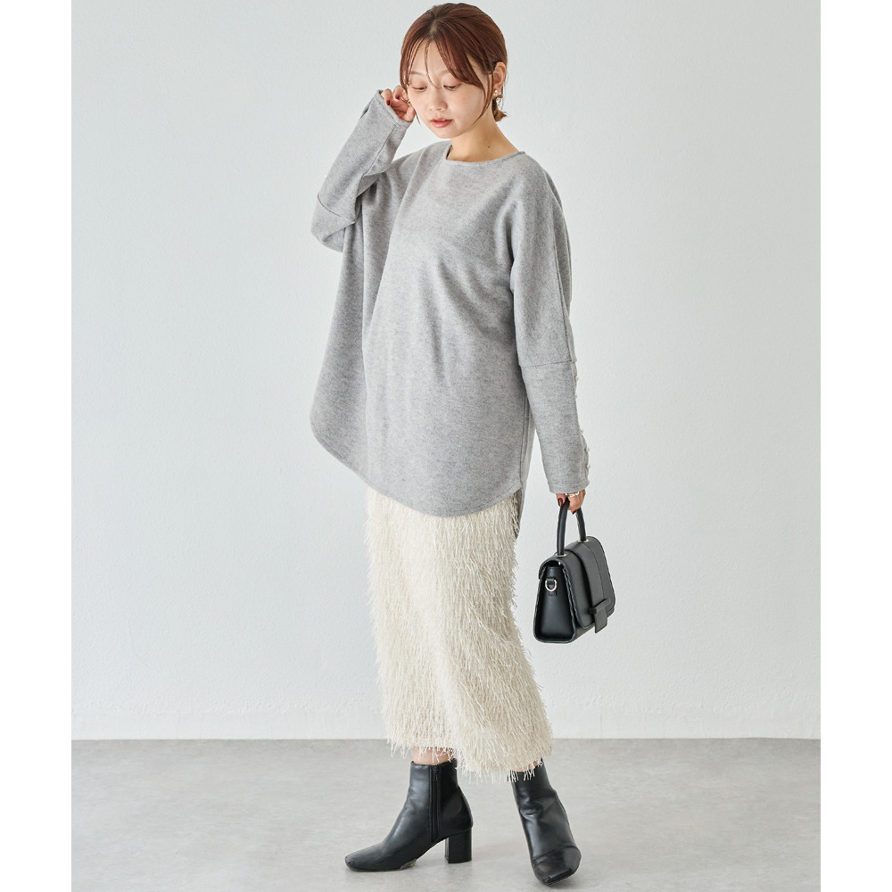 袖パールドルマンプルオーバー16