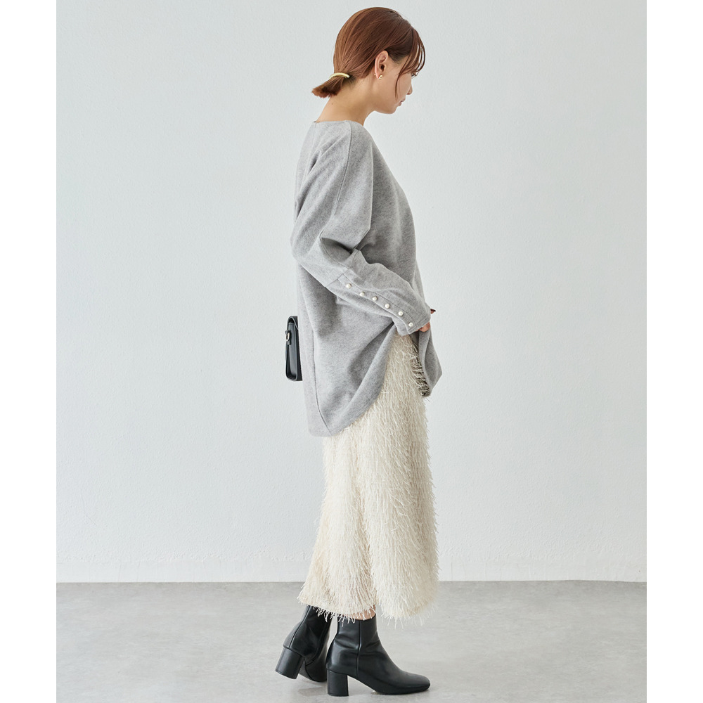 袖パールドルマンプルオーバー17