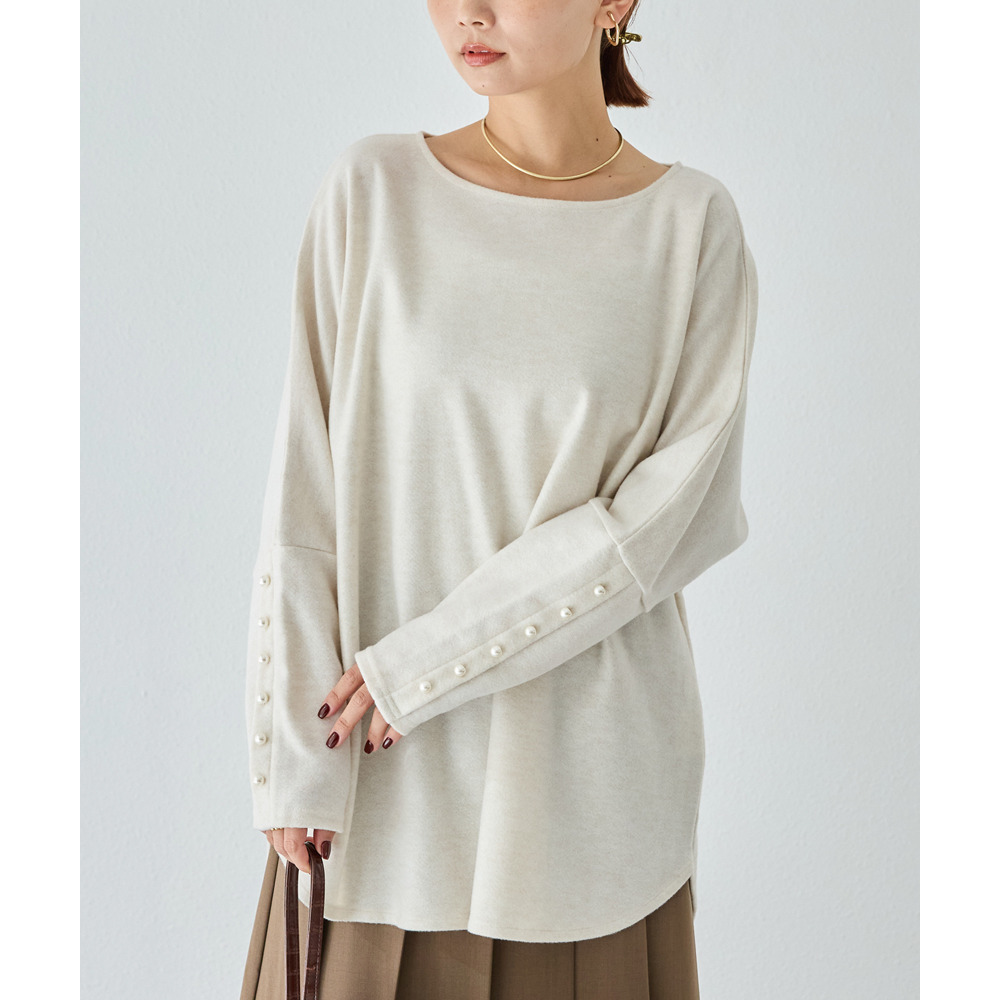 袖パールドルマンプルオーバー20