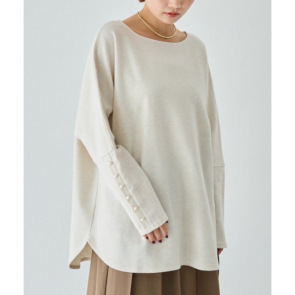 袖パールドルマンプルオーバー21