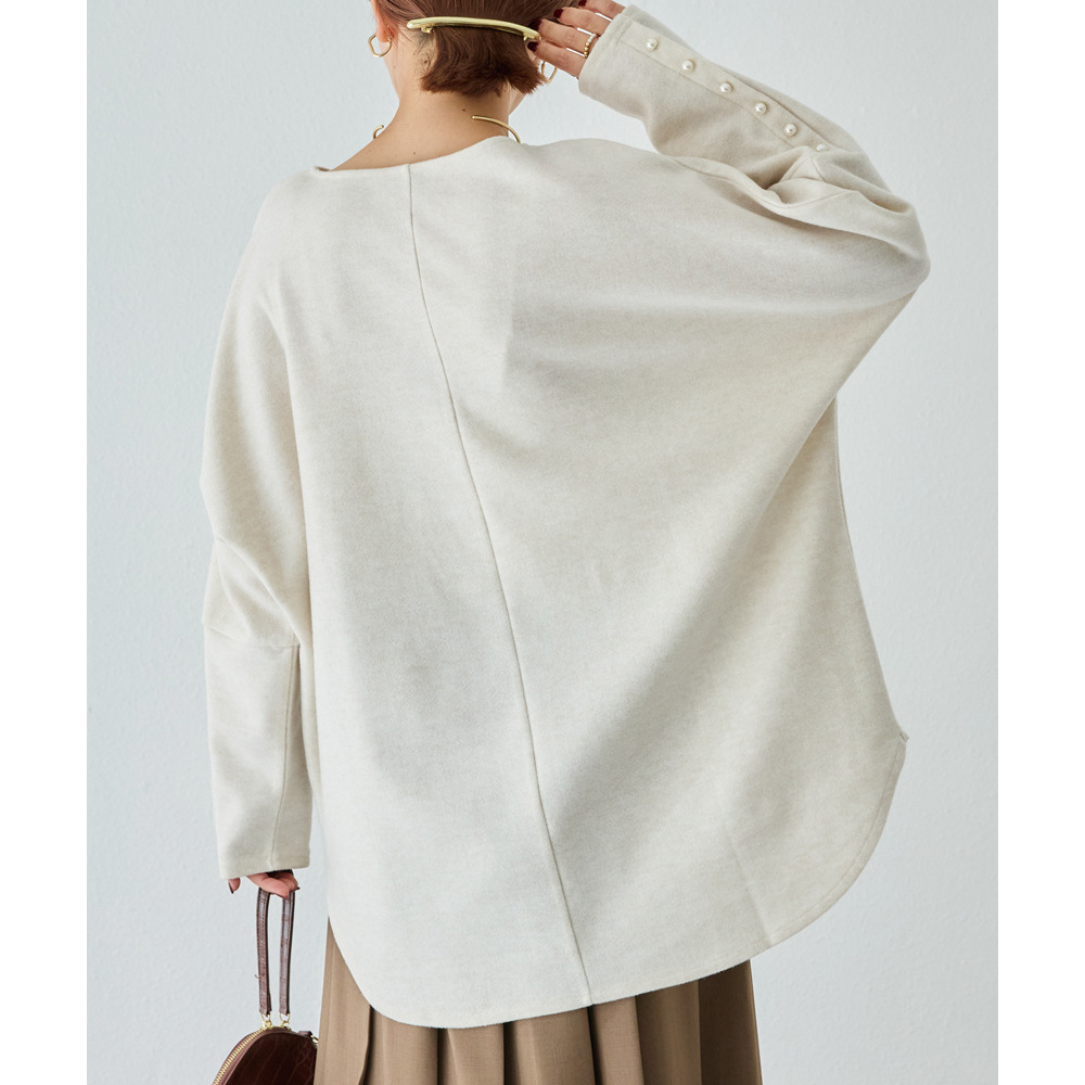 袖パールドルマンプルオーバー23