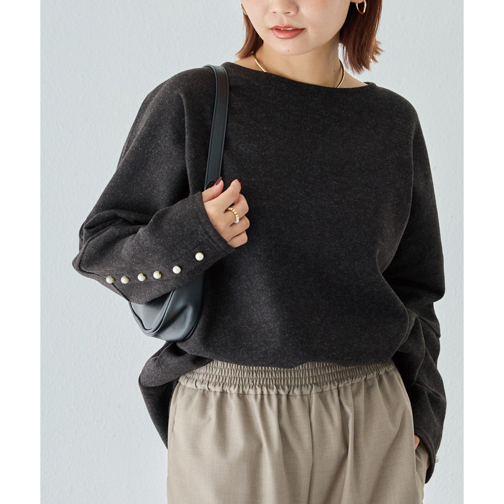 袖パールドルマンプルオーバー3