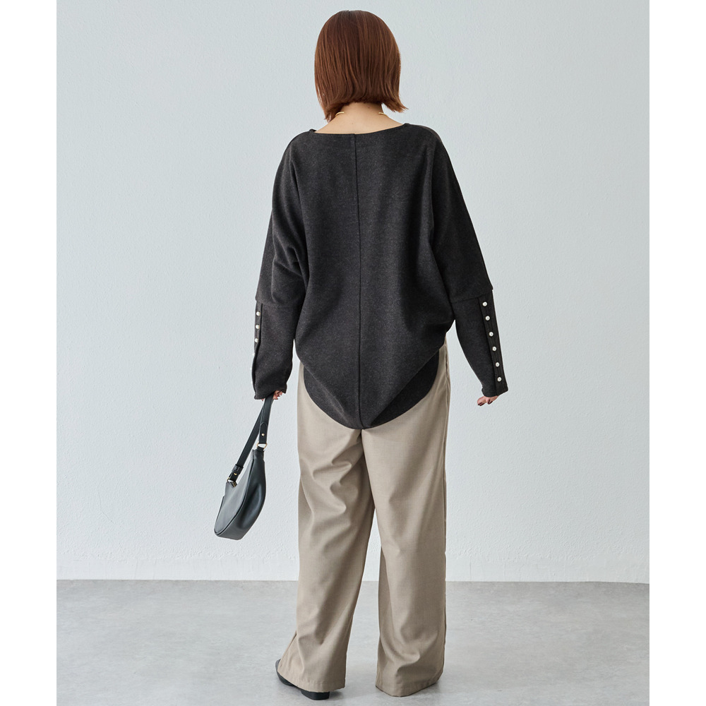 袖パールドルマンプルオーバー9