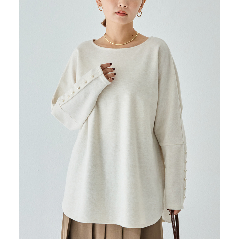 袖パールドルマンプルオーバー1