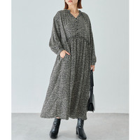 フリル衿ワンピース