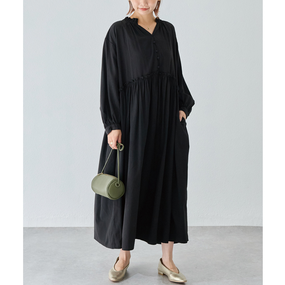 フリル衿ワンピース12