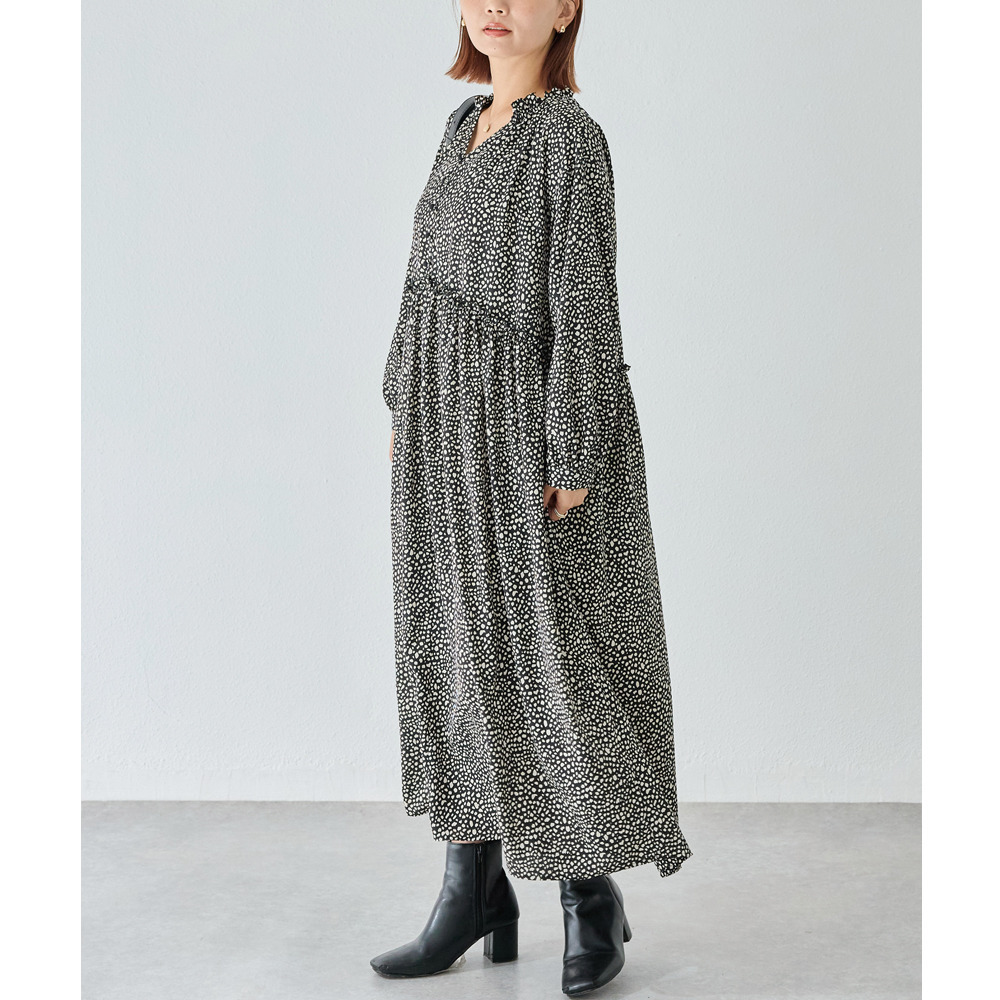 フリル衿ワンピース6