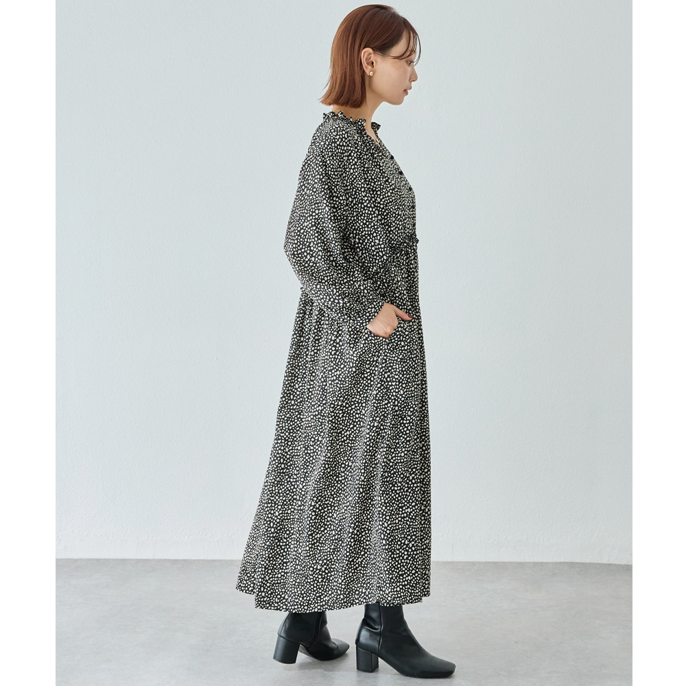 フリル衿ワンピース7