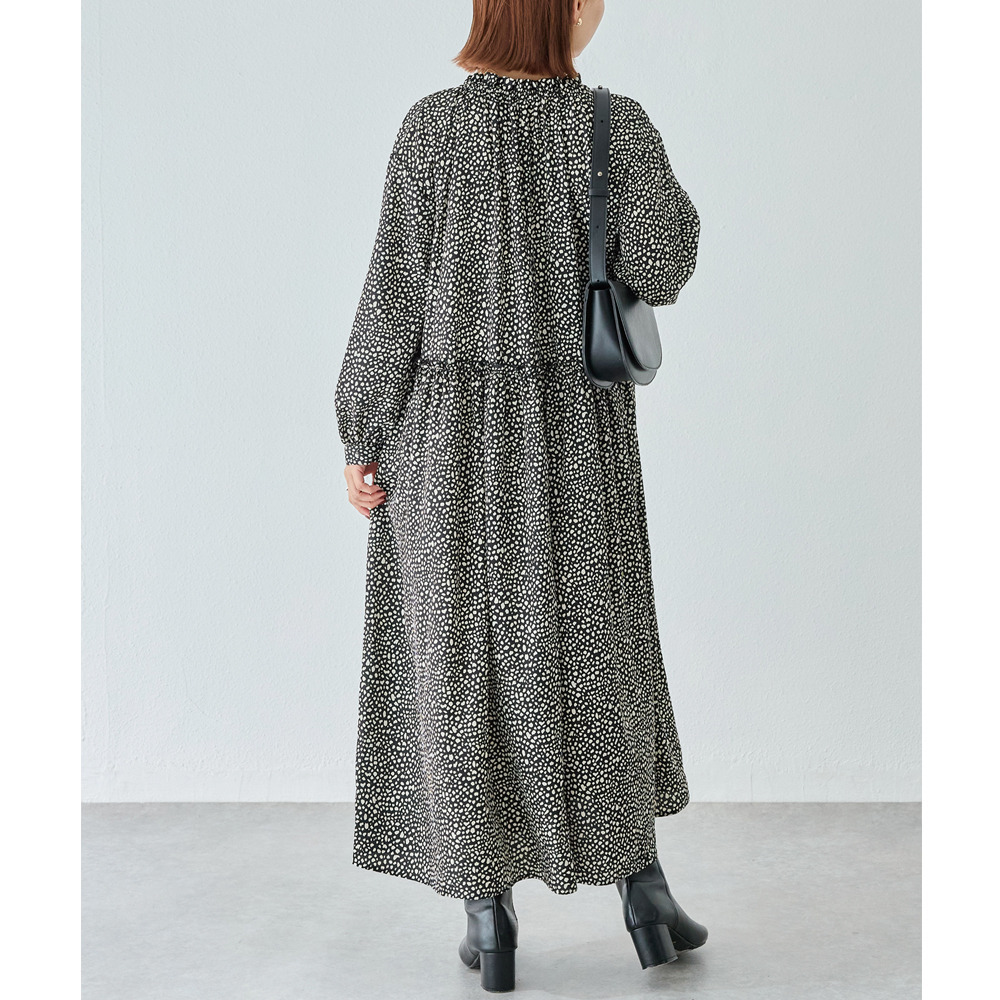 フリル衿ワンピース8