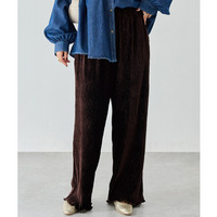 楊柳ベロアイージーパンツ