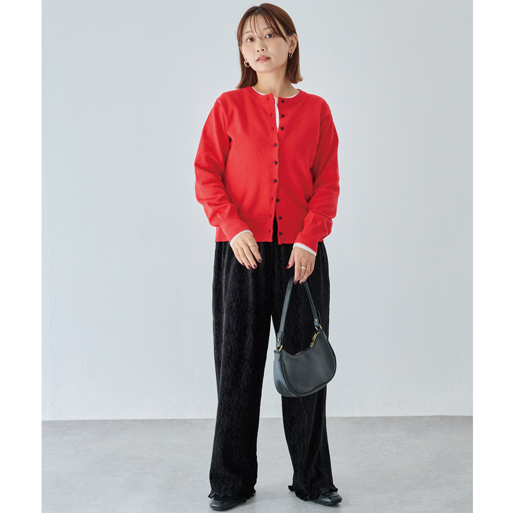 楊柳ベロアイージーパンツ14