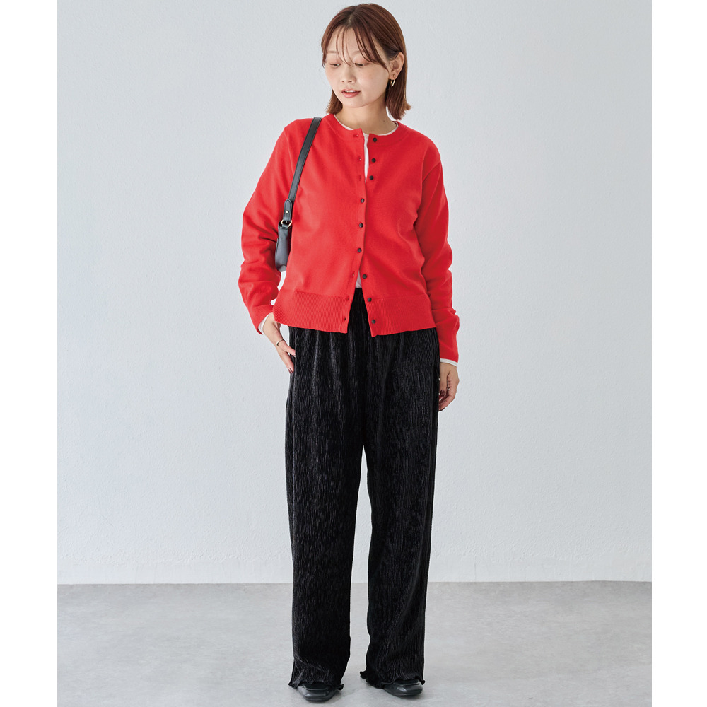 楊柳ベロアイージーパンツ15