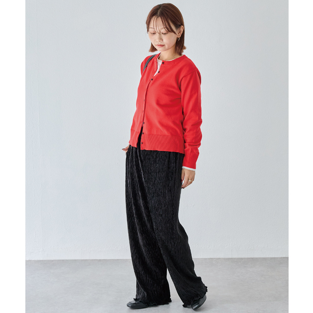 楊柳ベロアイージーパンツ16