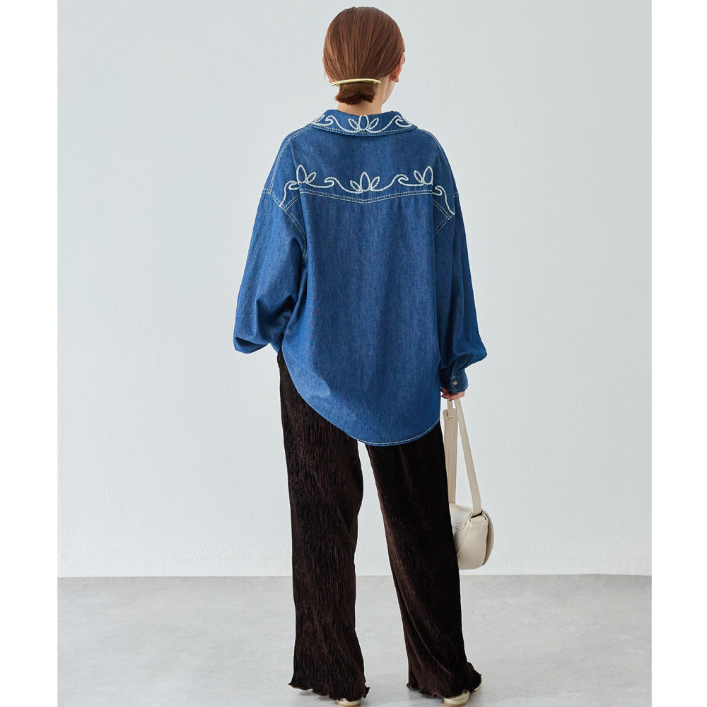 楊柳ベロアイージーパンツ27