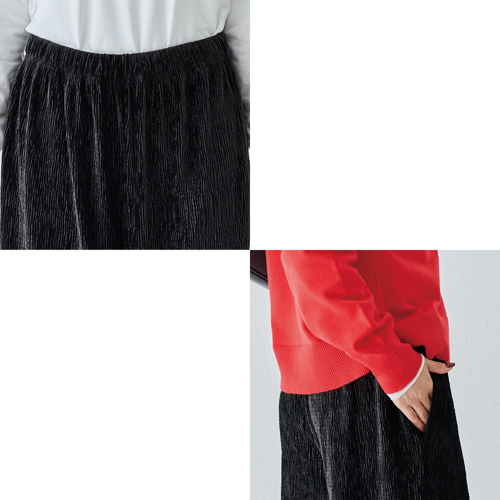 楊柳ベロアイージーパンツ29