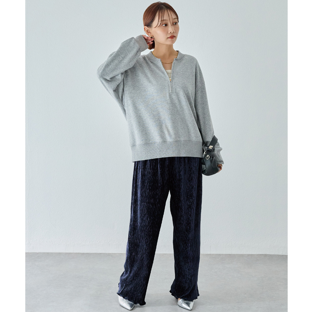 楊柳ベロアイージーパンツ6