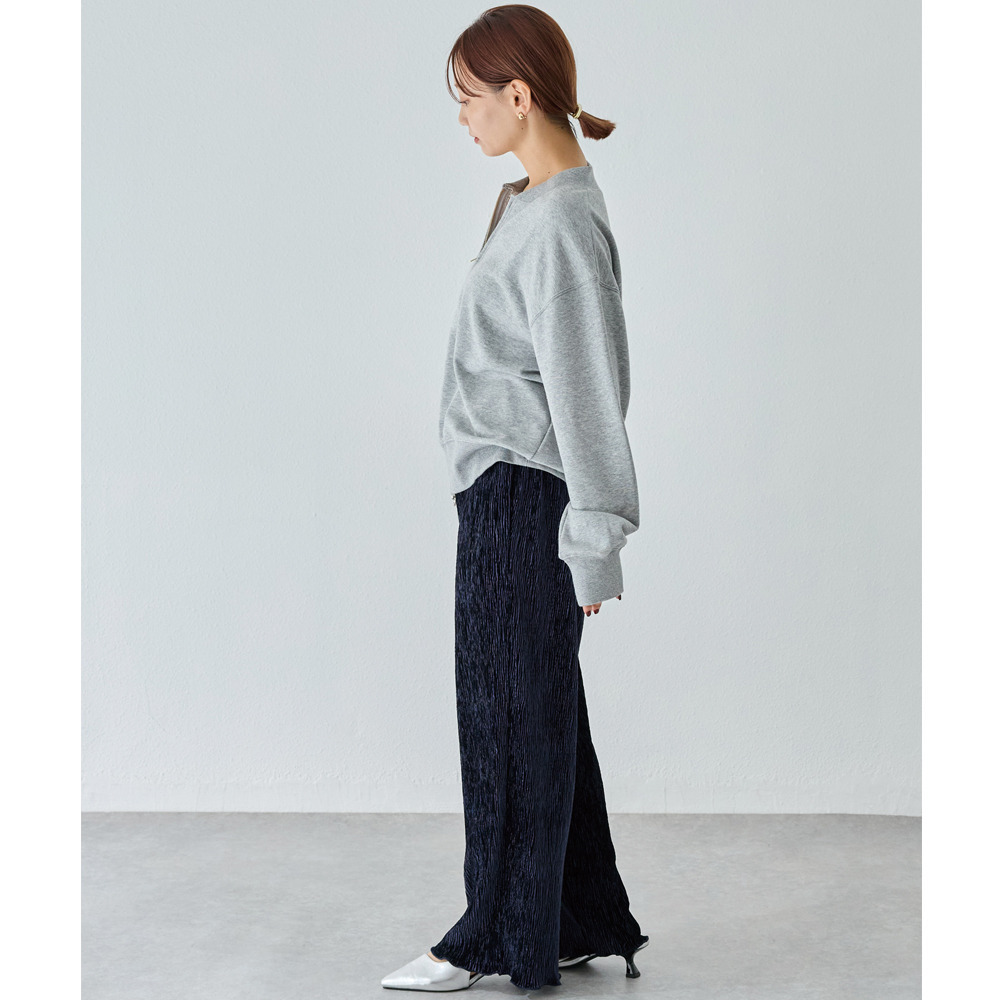 楊柳ベロアイージーパンツ8