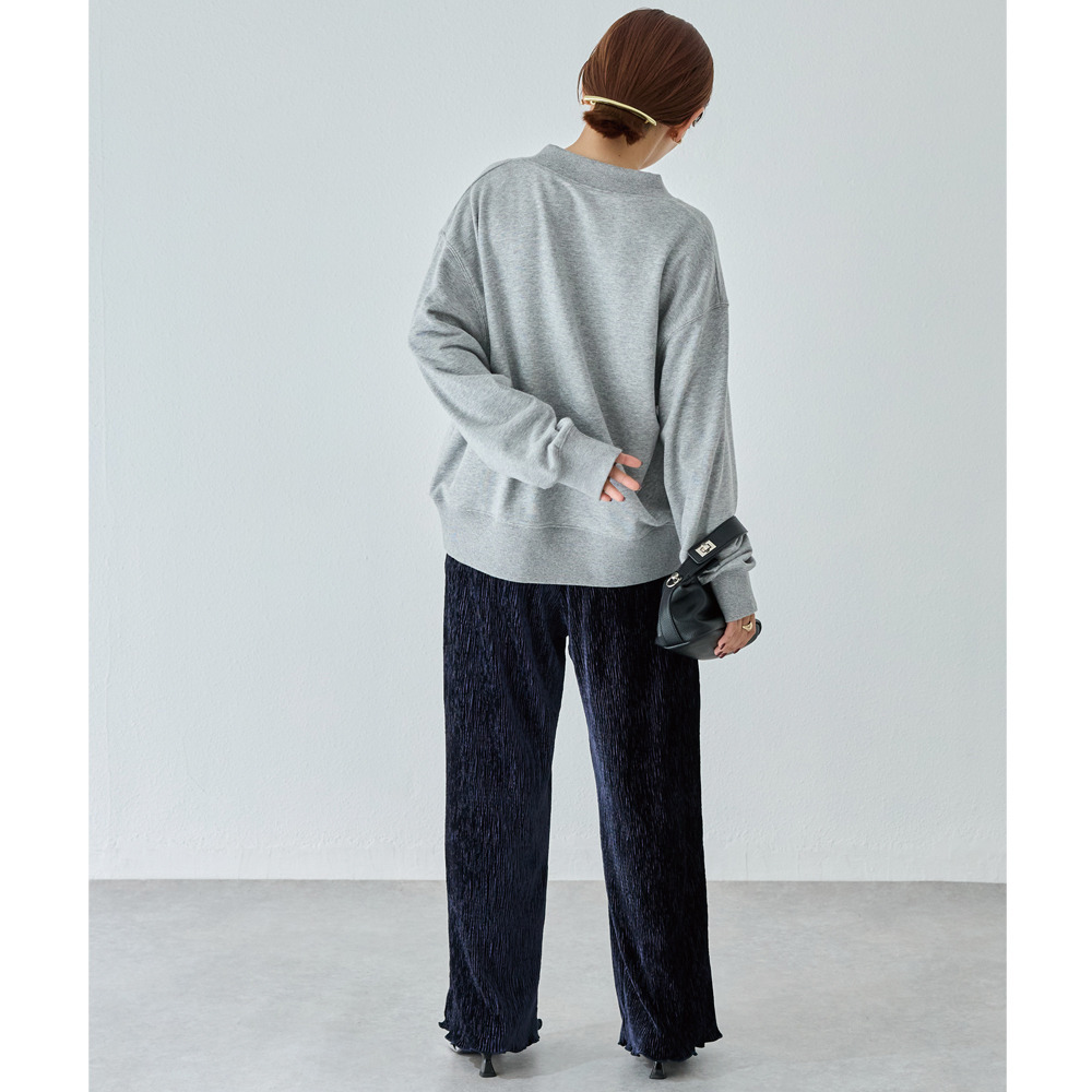 楊柳ベロアイージーパンツ9