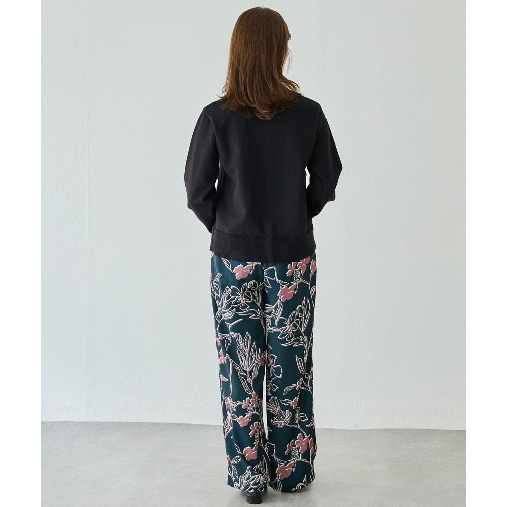 ボタン配色ニットカーデ25