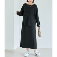 ニットライクドルマンセットアップスカート