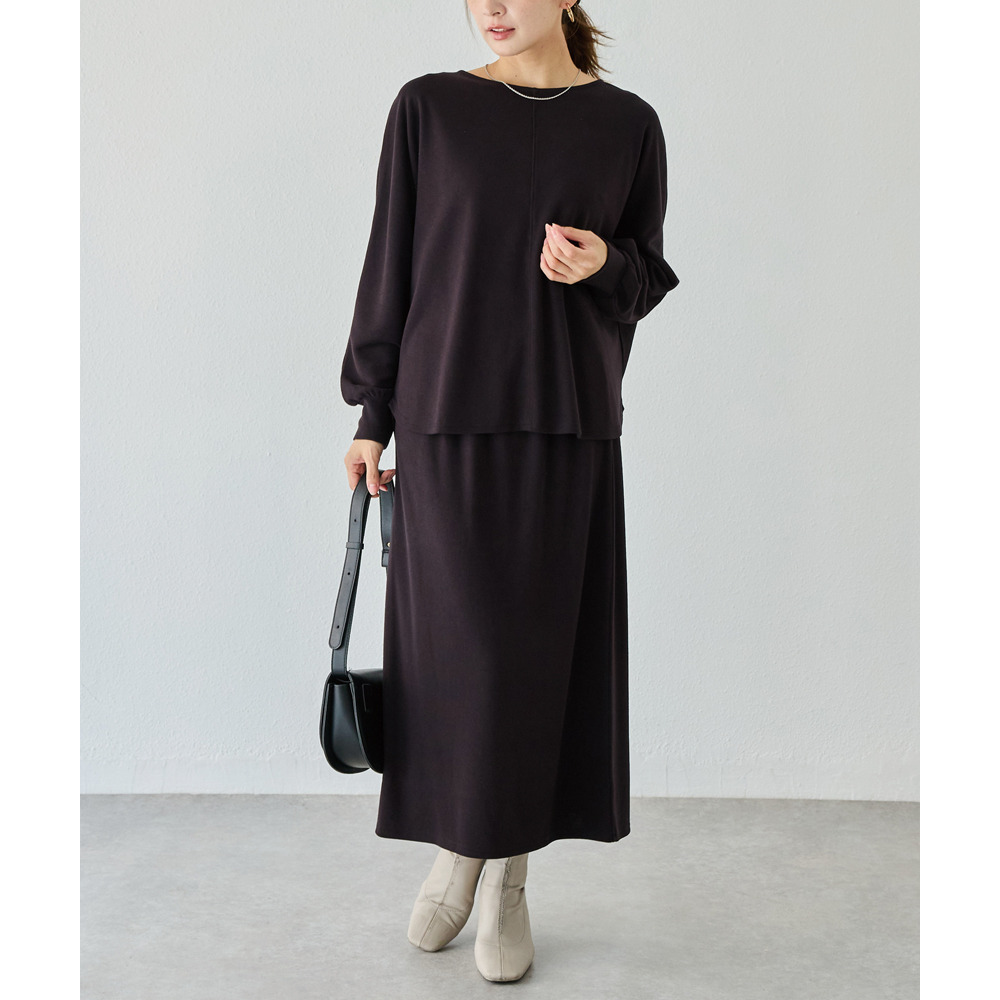 ニットライクドルマンセットアップスカート15