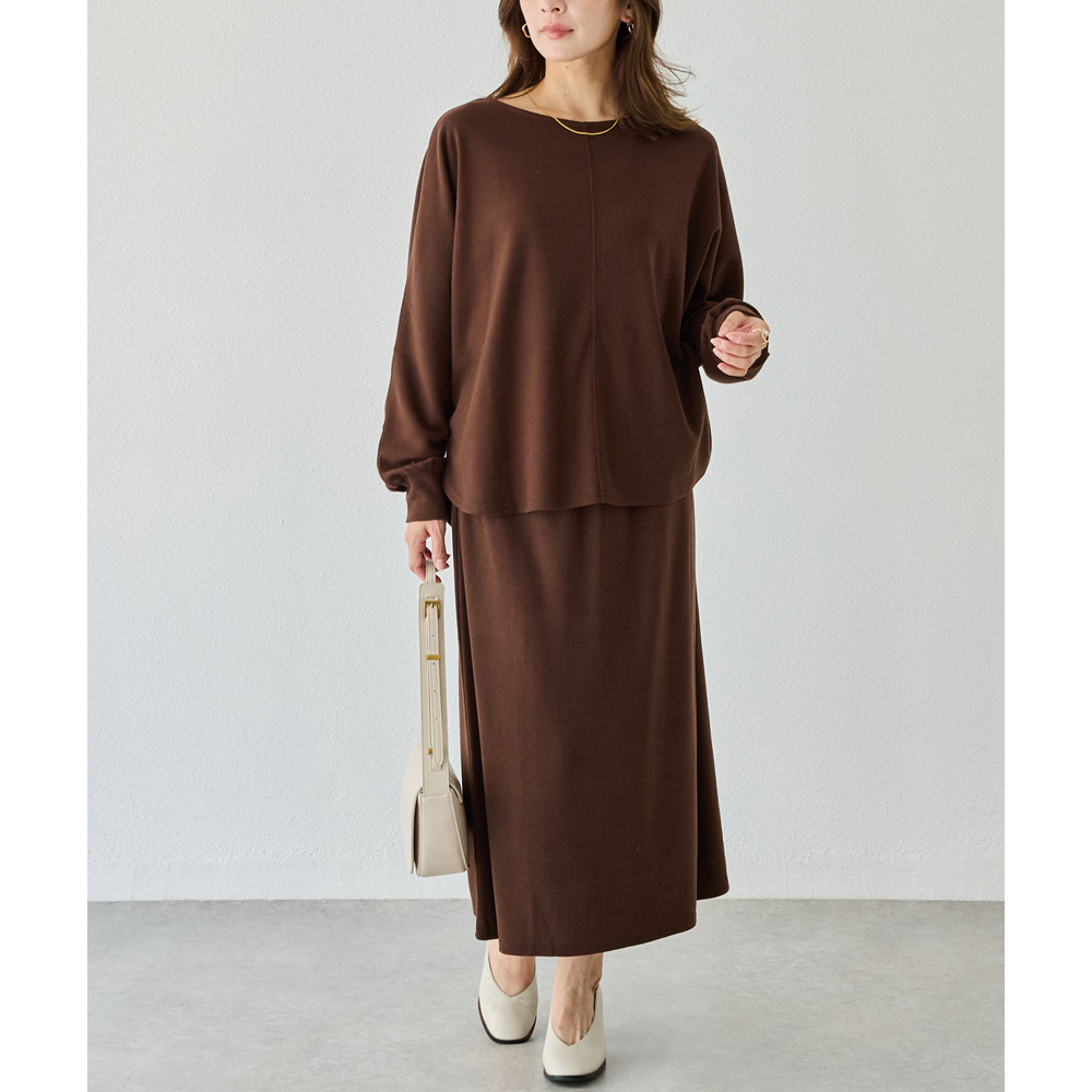 ニットライクドルマンセットアップスカート1