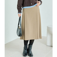 タックプリーツミディスカート