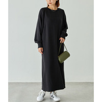 【好機能シリーズ】吸湿発熱/静電気防止/発熱裏毛ワンピース