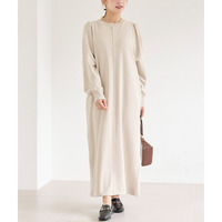 【好機能シリーズ】吸湿発熱/静電気防止/発熱裏毛ワンピース