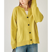 スキッパーニットカーデ