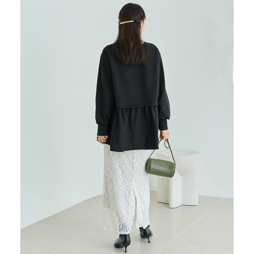 メルトンカットソー配色プルオーバー11