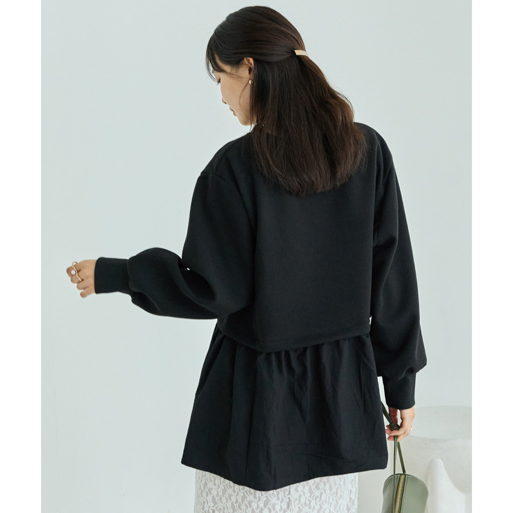 メルトンカットソー配色プルオーバー6