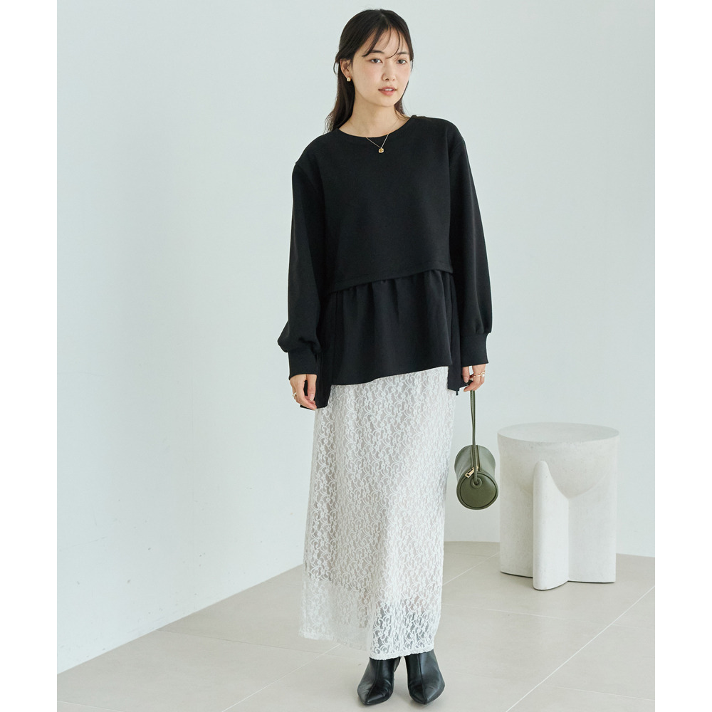 メルトンカットソー配色プルオーバー7