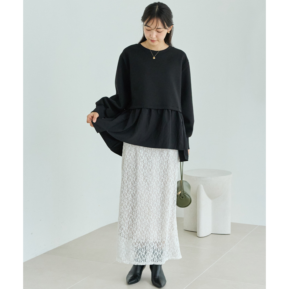 メルトンカットソー配色プルオーバー8