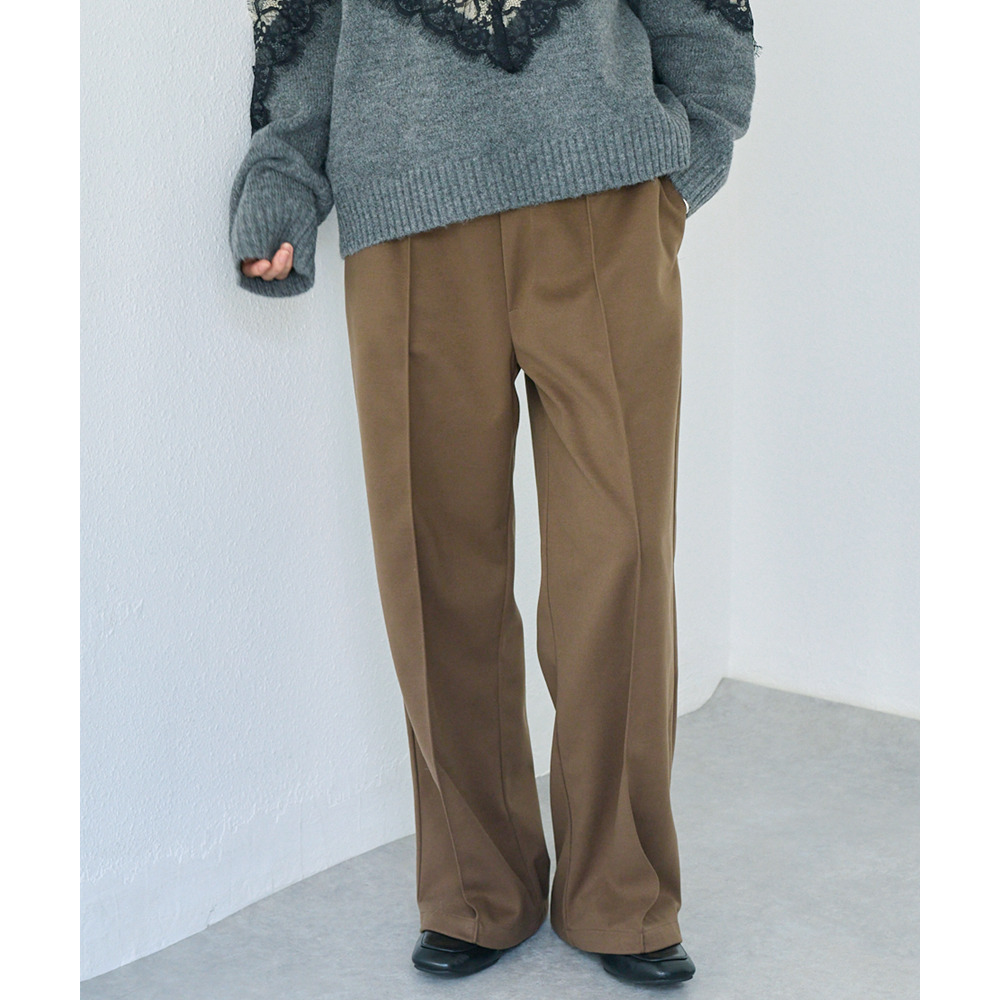 ウールライクカットイージーパンツ