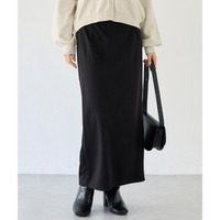 ウールライクカットナロースカート　LL/3L/4L/5L　オフィスカジュアル　ラビアンジェ