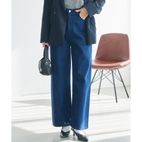 ワイドストレートデニム　LL/3L/4L/5L ラビアンジェ