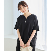 【好機能シリーズ】接触冷感・吸水速乾｜スキッパーパールプルオーバー　LL/3L/4L/5L　オフィスカジュアル　オンオフ兼用　ラビアンジェ