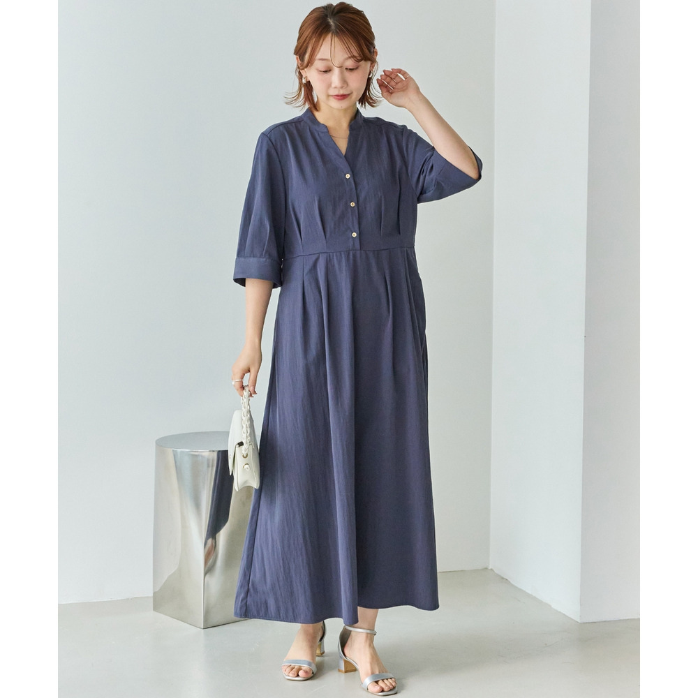 【好機能シリーズ】UVカット・接触冷感・速乾|ウエストタックワンピース LL/3L/4L/5L オンオフ兼用 ラビアンジェ11