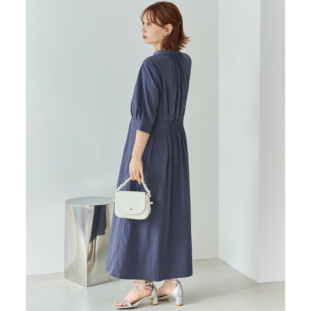 【好機能シリーズ】UVカット・接触冷感・速乾|ウエストタックワンピース LL/3L/4L/5L オンオフ兼用 ラビアンジェ15