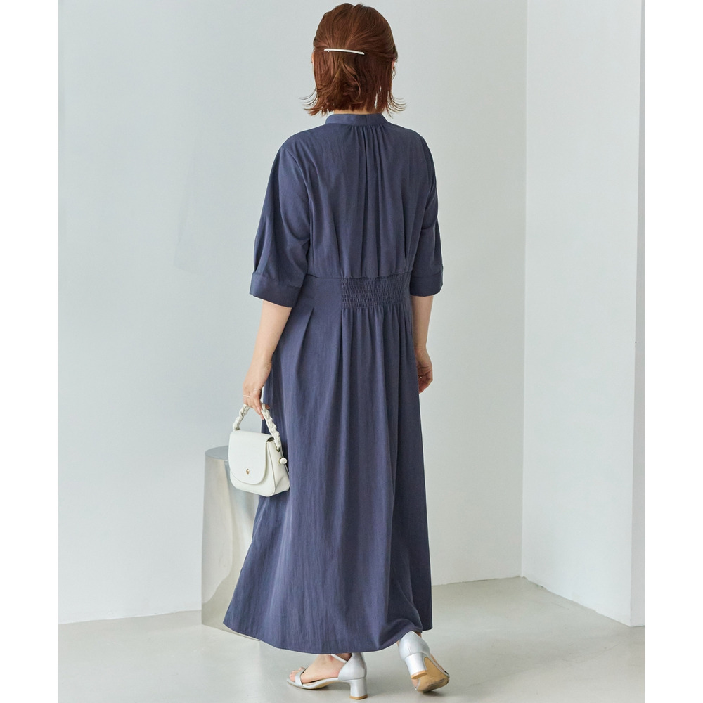 【好機能シリーズ】UVカット・接触冷感・速乾|ウエストタックワンピース LL/3L/4L/5L オンオフ兼用 ラビアンジェ16