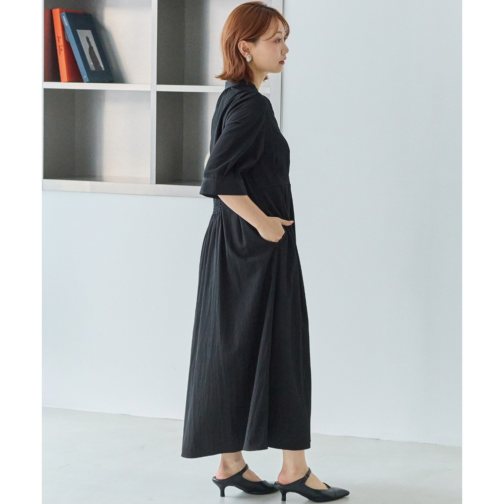 【好機能シリーズ】UVカット・接触冷感・速乾|ウエストタックワンピース LL/3L/4L/5L オンオフ兼用 ラビアンジェ7