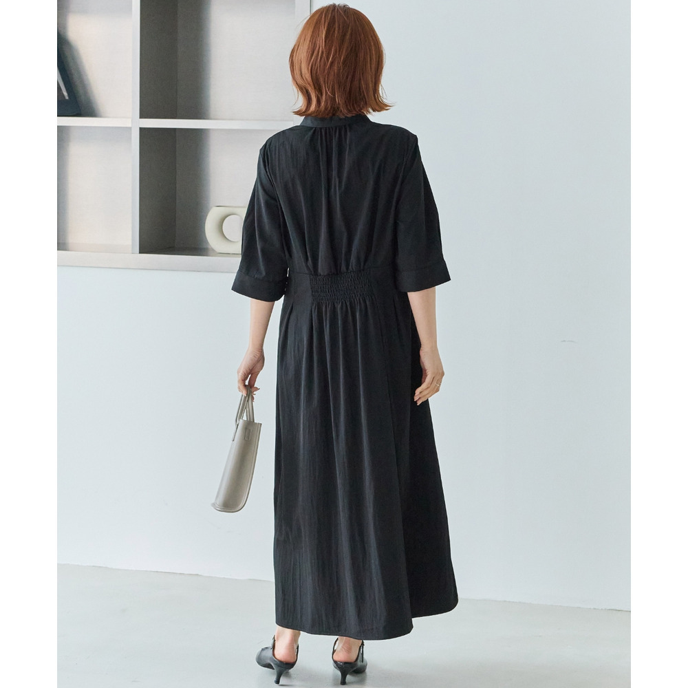 【好機能シリーズ】UVカット・接触冷感・速乾|ウエストタックワンピース LL/3L/4L/5L オンオフ兼用 ラビアンジェ8