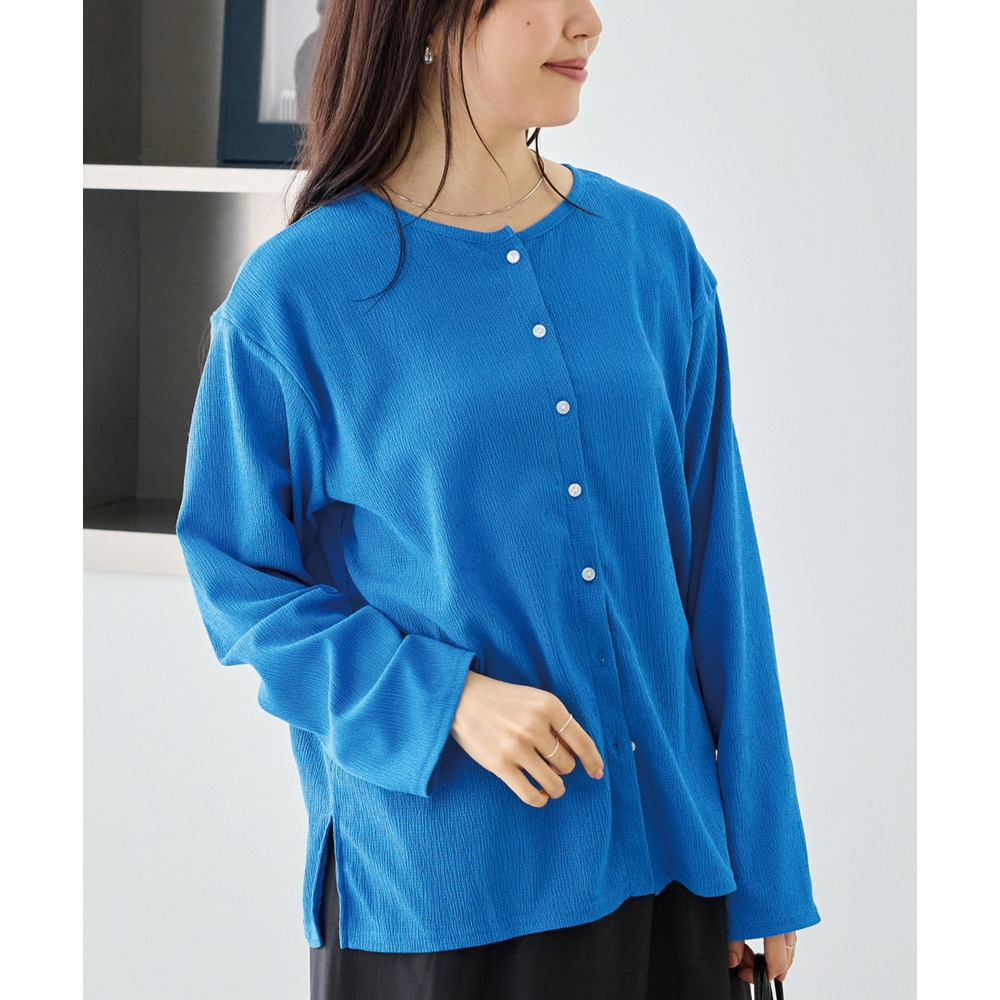 シアーブラウスカーデ　LL/3L/4L/5L　カジュアル　ハオリ　ラビアンジェ 