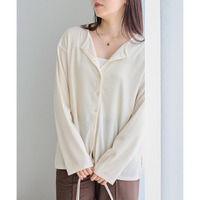 シアーブラウスカーデ　LL/3L/4L/5L　カジュアル　ハオリ　ラビアンジェ 