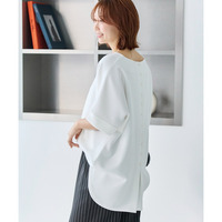 バックパールポンチプルオーバー　LL/3L/4L/5L　きれいめカジュアル　オンオフ兼用　ラビアンジェ 