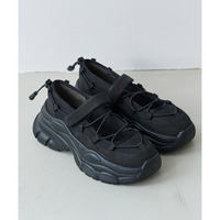 【ゆったり甲高】厚底 メリージェーンスニーカー　24.0cm/25.0cm　幅広　甲高　カジュアル　ラビアンジェ