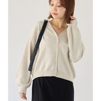 ダブルパールニットカーデ